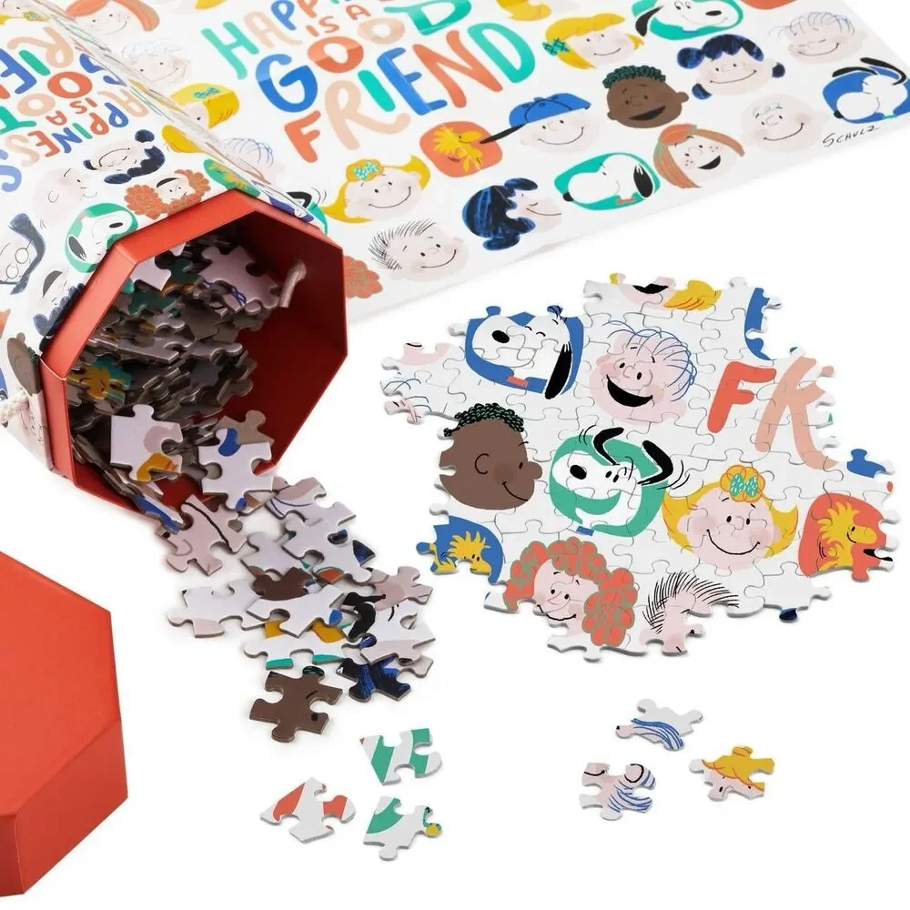 Hallmark Snoopy Peanuts Gang Happiness Is a Good Friend 550pcs Jigsaw Puzzle NEW